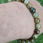 Bracelet en Grenat vert grossulaire - perles de 6 mm - qualité 💎💎💎💎