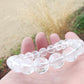 Bracelet en Quartz fantôme - perles de 12/13 mm - Grade AA
