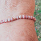 Bracelet en Rhodochrosite d'Argentine  - perles de 5 mm - qualité 💎💎💎💎💎