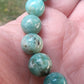 Bracelet en Amazonite du Pérou - perles de 10 mm - Qualité 💎💎💎