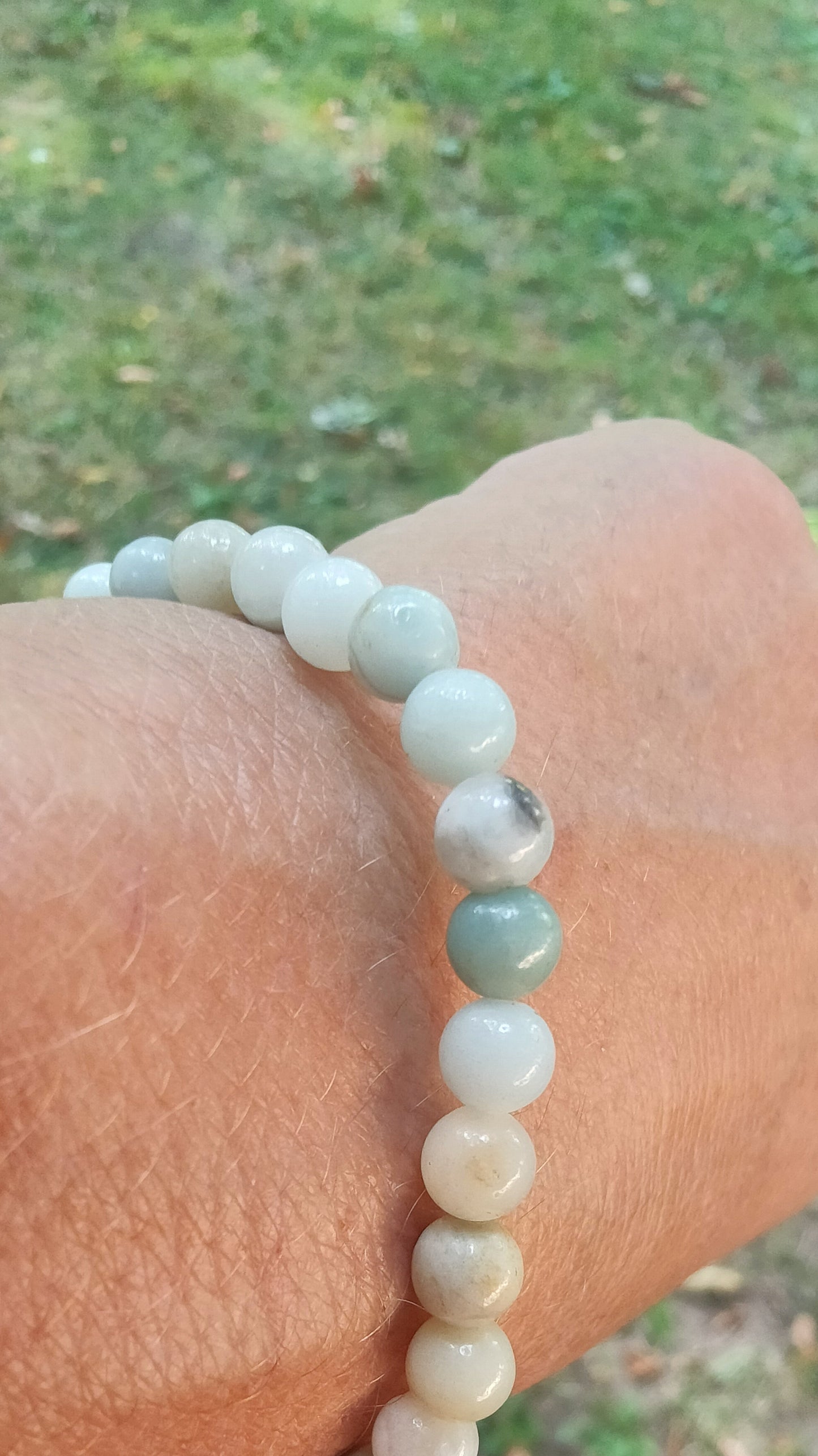 Bracelet en Amazonite du Pérou - perles de 6 mm - Qualité 💎