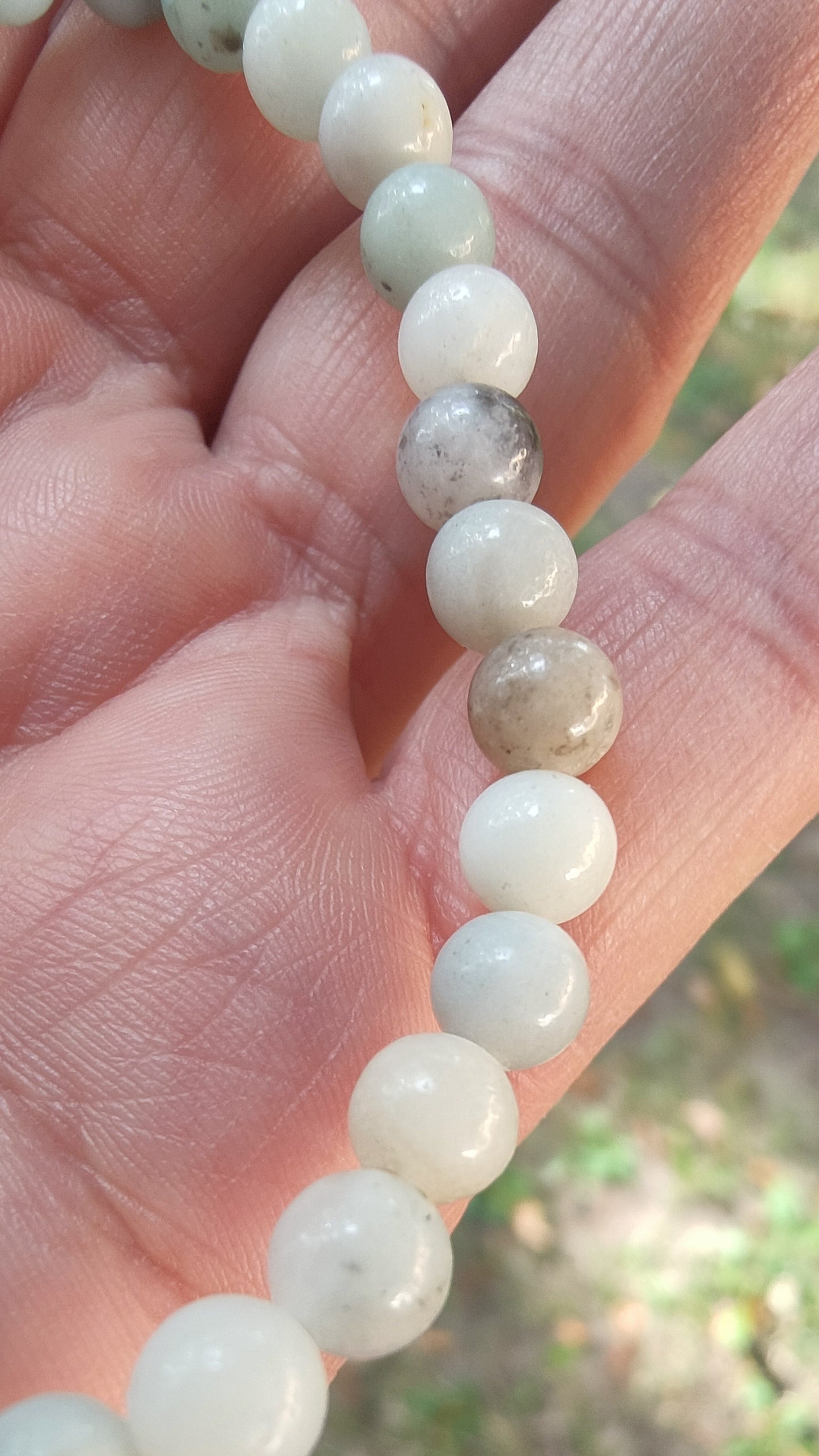 Bracelet en Amazonite du Pérou - perles de 6 mm - Qualité 💎