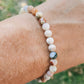 Bracelet en Tiffany stone - perle de 6 mm - qualité 💎💎💎