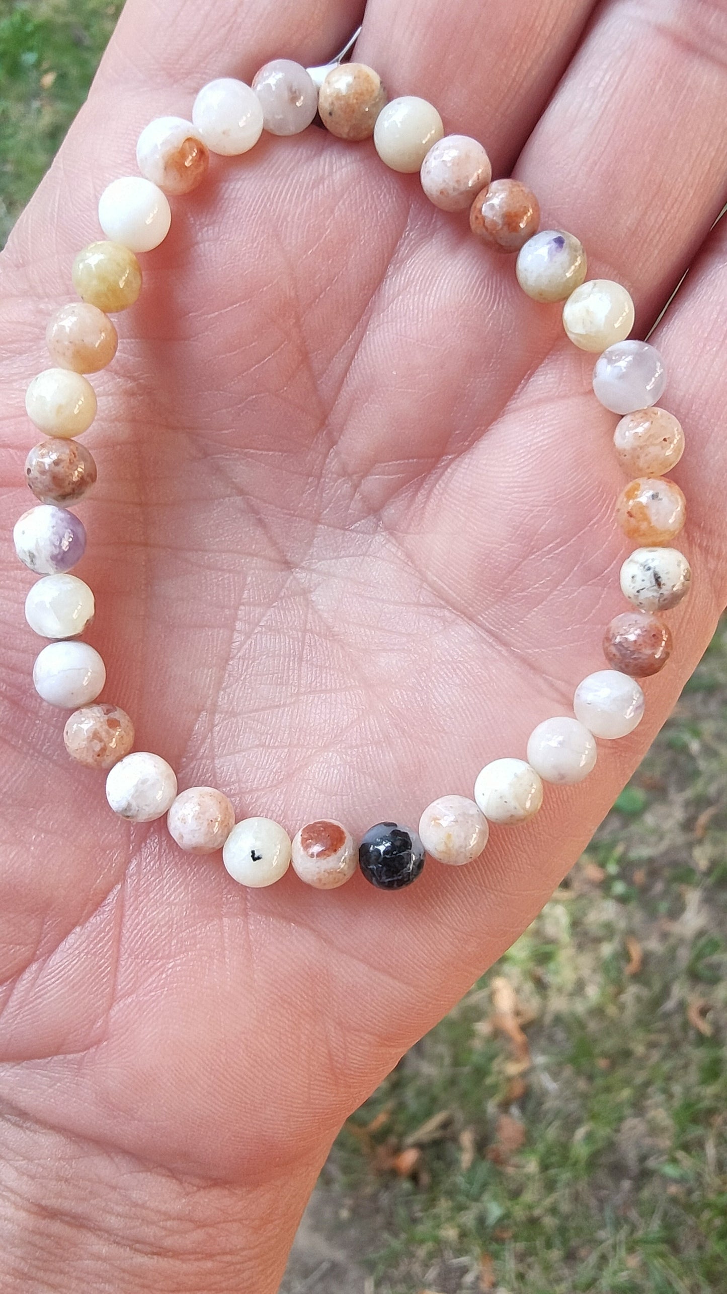 Bracelet en Tiffany stone - Perles de 6 mm - qualité 💎💎💎