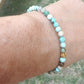 Bracelet en Turquoise du Pérou  - perles de 4 mm - qualité 💎💎💎💎