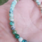Bracelet en Turquoise du Pérou  - perles de 4 mm - qualité 💎💎💎💎