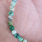 Bracelet en Turquoise du Pérou  - perles de 4 mm - qualité 💎💎💎💎