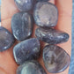 Iolite Cordiérite des Indes - Pierre roulée - Qualité A - Environ 30 mm