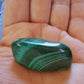 Malachite du Congo - Pierre roulée - Qualité AA - Environ 35 mm