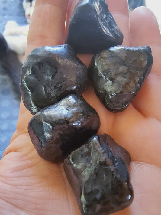 Shungite de Russie - Pierre roulée - Qualité AB - Taille au choix