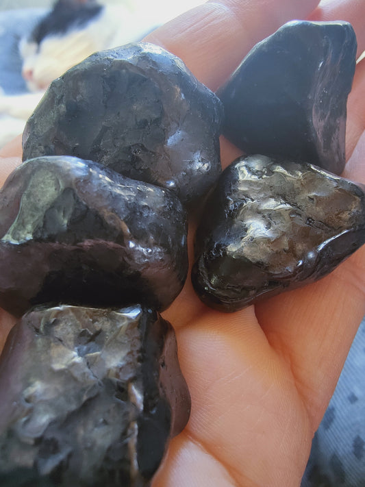Shungite de Russie - Pierre roulée - Qualité AB - Taille au choix