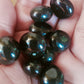 Obsidienne oeil céleste du Mexique - Pierre roulée - Qualité AA - Environ 15/20 mm