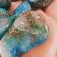 Chrysocolle Shattuckite de Namibie - Pierre roulée - Qualité AA - Environ 30 mm