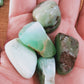 Chrysoprase - Pierre roulée - Qualité AB - Taille au choix