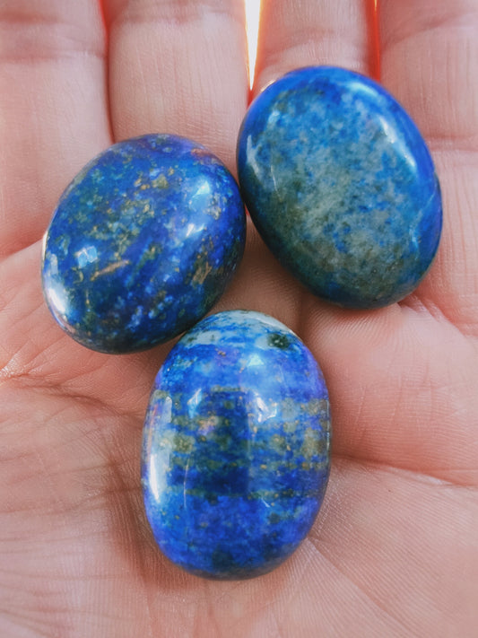 Lapis Lazuli d'Afganistan - Pierre roulée - Qualité A - Entre 20 à 30 mm