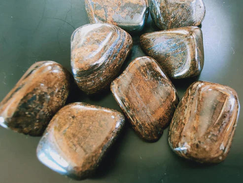 Bronzite - Pierre roulée - Qualité A - Taille au choix