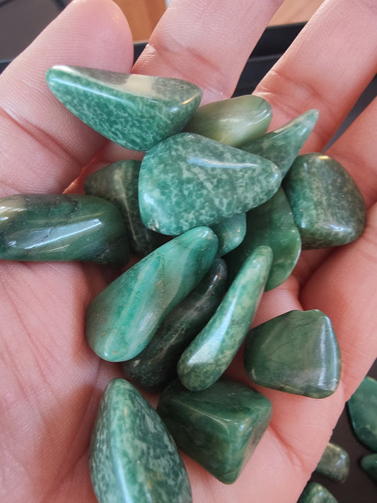 Budstone d'Afrique du Sud - Pierre roulée - Qualité A - Environ 20 mm