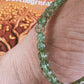 Bracelet en Apatite verte - perles 4 mm - qualité 💎💎💎💎