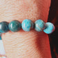 Bracelet en Apatite bleue - perles de 8 mm - qualité 💎💎💎