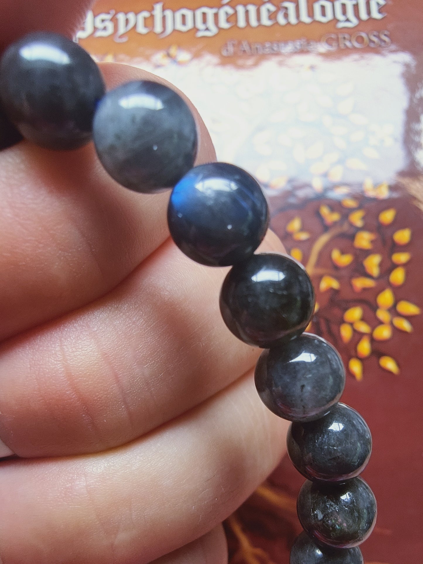 Bracelet en Labradorite - perles de 8 mm - qualité 💎💎💎💎