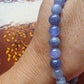 Bracelet en Tanzanite rare - perles de 6 mm - qualité 💎💎💎💎