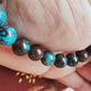 Bracelet en Chrysocolle du Congo - perles de 8 mm - qualité 💎💎💎💎💎💎
