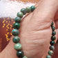 Bracelet en Chrysocolle du Pérou - perles de 8 mm - qualité 💎💎💎💎💎💎