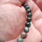 Bracelet en Chrysocolle du Pérou - perles de 8 mm - qualité 💎💎💎💎💎💎