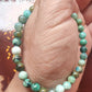 Bracelet en Chrysocolle Shattuckite du Pérou - perles de 6 mm - qualité 💎💎💎