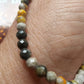 Bracelet en Jaspe Bumblebee  - perles facettées de 4 mm - qualité 💎💎💎💎💎💎💎