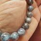 Bracelet en Cyanite bleue  - perles de 10 mm - qualité 💎💎💎💎