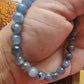 Bracelet en Cyanite bleue   - perles de 8 mm - qualité 💎💎💎💎💎💎