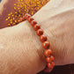 Bracelet Jaspe rouge - perles de 6 mm - qualité💎💎💎