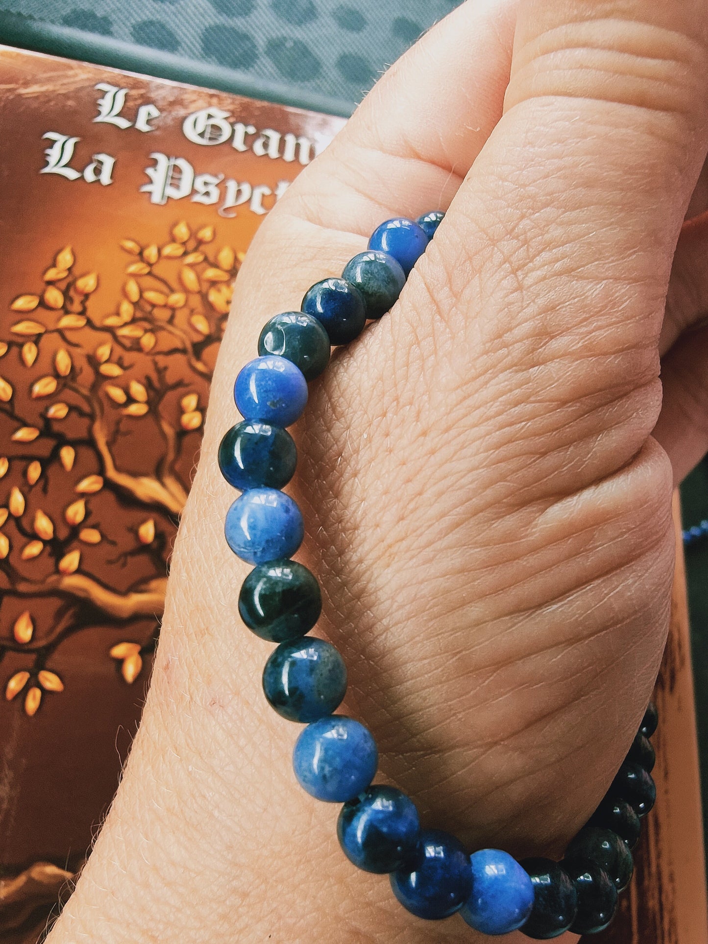 Bracelet en Sodalite du Brésil - perles de 6 mm - qualité💎💎💎💎💎