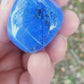 Lapis lazuli d'Afghanistan - 1 pierre roulée - belle qualité