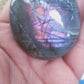 Labradorite violette et orange - Galet - très belle qualité