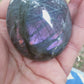Labradorite violette et orange - Galet - très belle qualité