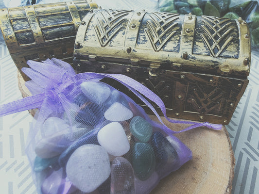 Idée cadeau - Coffre au trésor et ses pierres magiques🧙‍♂️