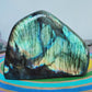 Bloc de Labradorite superbe à poser - 1230 gr - 120x11X65 mm