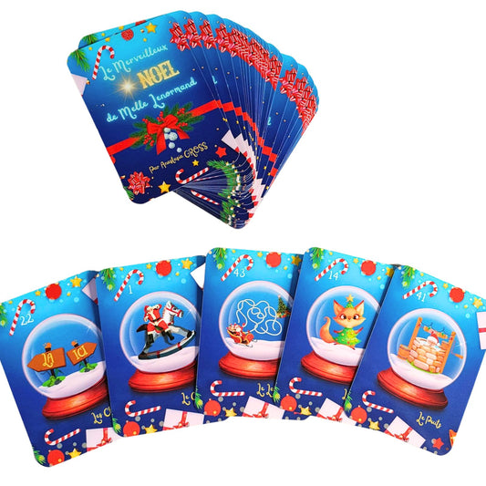 Le merveilleux Noël de Melle Lenormand- Jeu de 42 cartes pour explorer son destin et transformer son présent